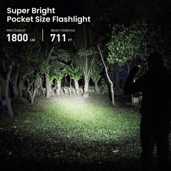 Sofirn SC18 1800 Lumen 217m Throw Rechargeable EDC Flashlight - Image 6