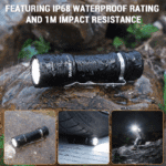 Wurkkos TS10 Max 2500 Lumen 157m Throw Rechargeable Flashlight with 18650 Battery