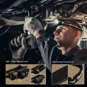 Wurkkos H25LR 500 Lumen 100m Throw Rechargeable Headlamp with 18650 Battery
