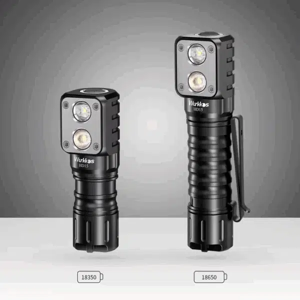OPEN BOX Wurkkos HD15 2000 Lumen 151m Throw Rechargeable Headlamp with 18650 Battery - Image 6