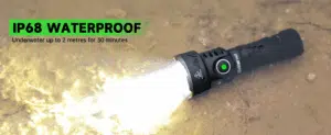 Wurkkos TS12 1350 Lumen 473m Throw Rechargeable Flashlight with 14500 Battery