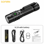 Sofirn SC29 3000 Lumen 142m Throw Rechargeable Flashlight with 21700 Battery