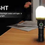 Wurkkos TS12 1350 Lumen 473m Throw Rechargeable Flashlight with 14500 Battery