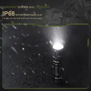 Sofirn SC33 5200 Lumen 327m Throw Rechargeable Flashlight with 21700 Battery