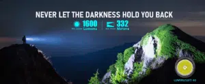 Wurkkos FC12C 1600 Lumen 332m Throw Rechargeable Flashlight with 18650 Battery