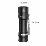 Wurkkos TS10 Max 2500 Lumen 157m Throw Rechargeable Flashlight with 18650 Battery