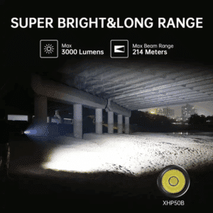 Sofirn SC29 3000 Lumen 142m Throw Rechargeable Flashlight with 21700 Battery