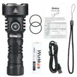 Wurkkos TS12 1350 Lumen 473m Throw Rechargeable Flashlight with 14500 Battery