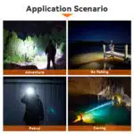 Sofirn SF26 2000 Lumen 964m Throw Rechargeable Tactical Flashlight with 21700 Battery