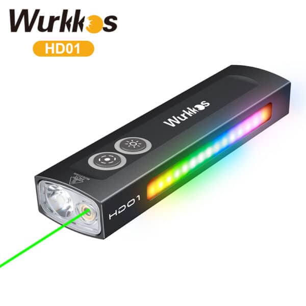 Wurkkos HD01 1200 Lumen 157m Throw Rechargeable EDC Flashlight with Built-in Battery - Image 30
