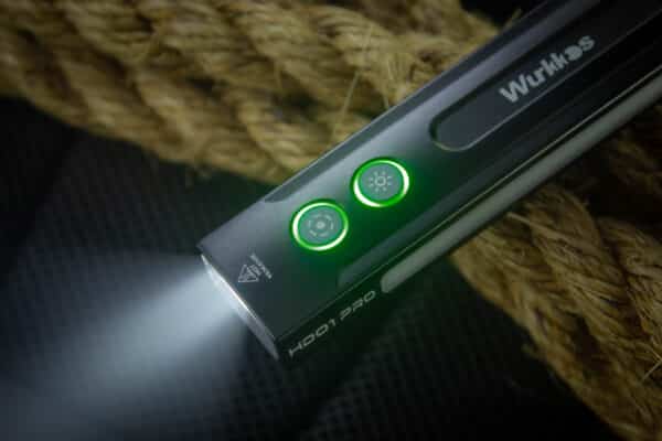 Wurkkos HD01 Pro 1200 Lumen 157m Throw Rechargeable EDC Flashlight with Built-in Battery - Image 13