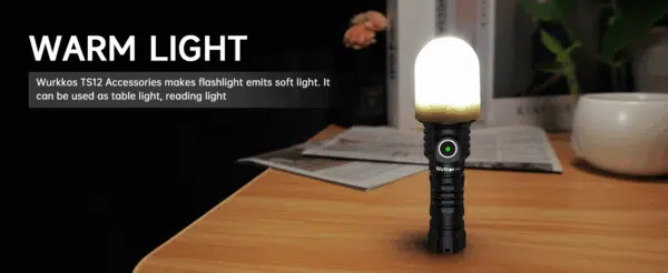 Wurkkos TS12 1350 Lumen 473m Throw Rechargeable Flashlight with 14500 Battery - Image 40