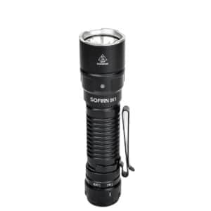 OPEN BOX Sofirn SK1 1300 Lumen 479m Throw Rechargeable Tactical Flashlight with 18650 Battery