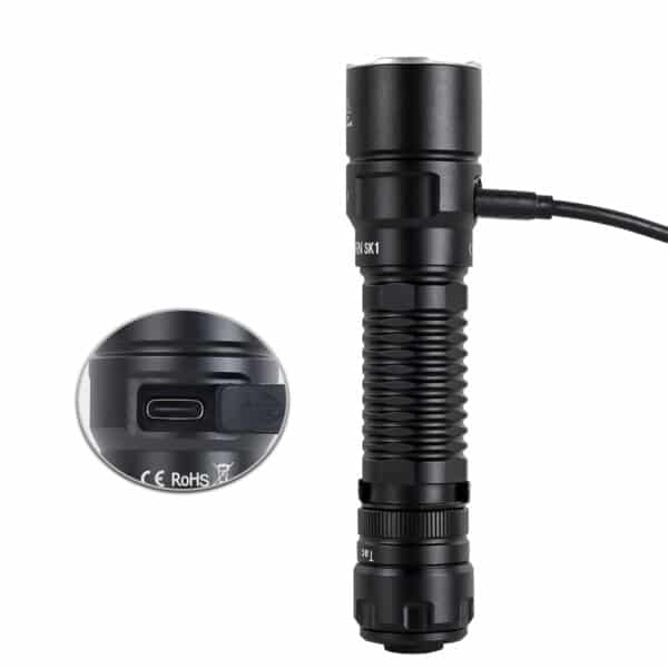 OPEN BOX Sofirn SK1 1300 Lumen 479m Throw Rechargeable Tactical Flashlight with 18650 Battery - Image 32