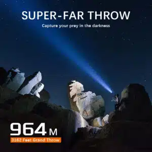 Sofirn SF26 2000 Lumen 964m Throw Rechargeable Tactical Flashlight with 21700 Battery