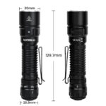 OPEN BOX Sofirn SK1 1300 Lumen 479m Throw Rechargeable Tactical Flashlight with 18650 Battery
