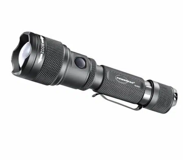 Powertac FlexBeam 1200 Lumen 700m Throw Adjustable Beam Rechargeable Flashlight - Image 2