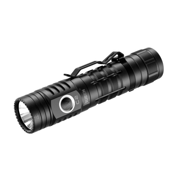Wuben C2 2000 Lumen 358m Throw Rechargeable LED Flashlight with 21700 Battery