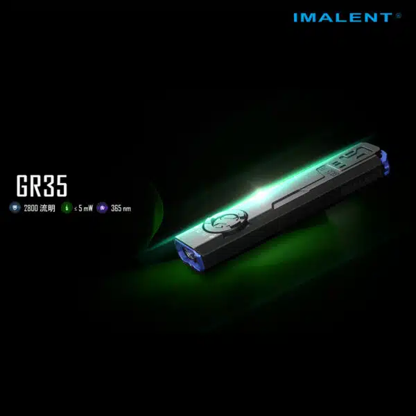 Imalent GR35 Green or Red Laser 2800 Lumen 426m Throw Rechargeable EDC Flashlight - Image 9