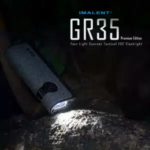 Imalent GR35 Premium Green or Red Laser 2800 Lumen 426m Throw Rechargeable EDC Flashlight with Charging Case