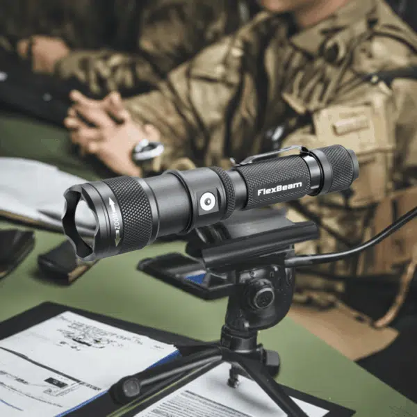 Powertac FlexBeam 1200 Lumen 700m Throw Adjustable Beam Rechargeable Flashlight - Image 13