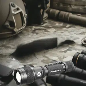 Powertac FlexBeam 1200 Lumen 700m Throw Adjustable Beam Rechargeable Flashlight