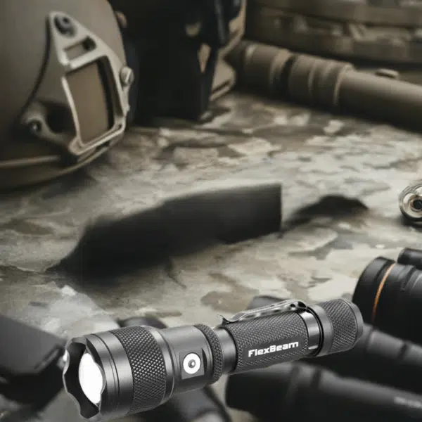 Powertac FlexBeam 1200 Lumen 700m Throw Adjustable Beam Rechargeable Flashlight - Image 16