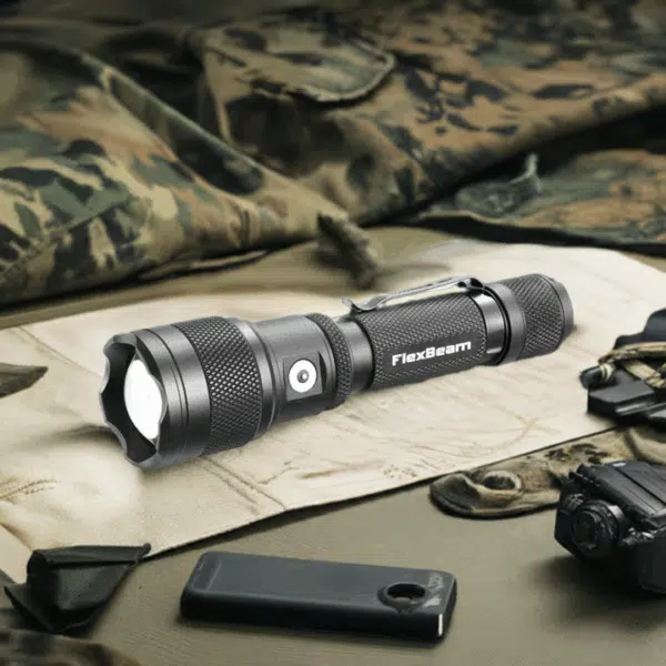 Powertac FlexBeam 1200 Lumen 700m Throw Adjustable Beam Rechargeable Flashlight - Image 15