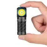 OPEN BOX Olight Perun 3 Mini 1250 Lumen 155m Throw Rechargeable LED Headlamp with 16340 Battery