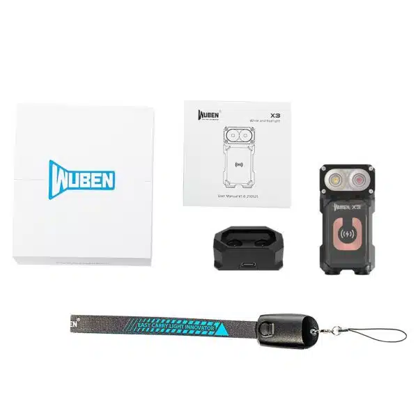 OPEN BOX Wuben X3 700 Lumen 102m Throw Rechargeable LED EDC Flashlight - Image 20