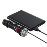 Wuben T600 1400 Lumen 600m Throw Rechargeable LED Tactical Flashlight with 18650 Battery