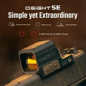 OPEN BOX Olight Osight SE Enclosed Optic with RMSc Footprint and Replaceable Battery