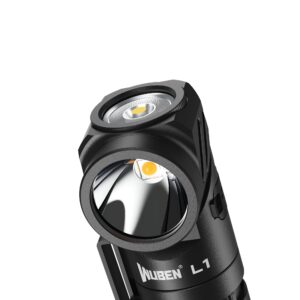 Wuben L1 Osram P9 2000 Lumen 350m Throw Rechargeable LED Dual Light Flashlight