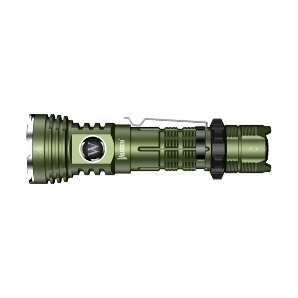 Wuben T600 1400 Lumen 600m Throw Rechargeable LED Tactical Flashlight with 18650 Battery