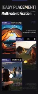 TrustFire SC02 RGB Touch Control Camping Lantern with Hook