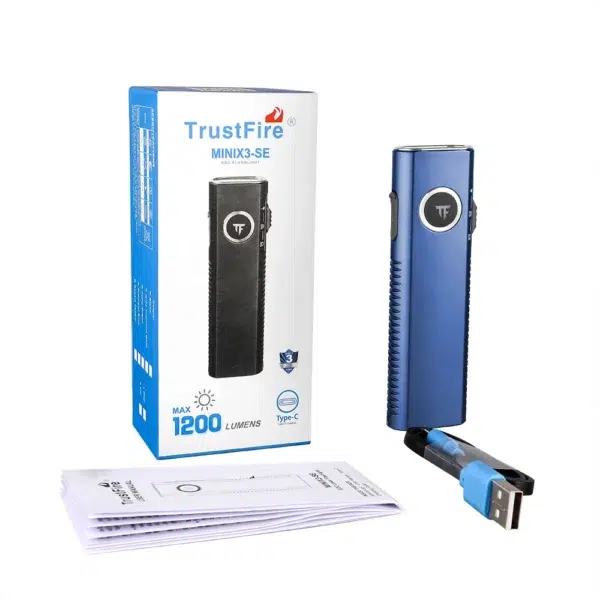 TrustFire Mini X3 SE 1200 Lumen 130m Throw 3-in-1 Rechargeable EDC Flashlight