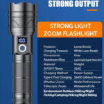 TrustFire SK06 1000 Lumen 150m Throw Rechargeable LED EDC Flashlight
