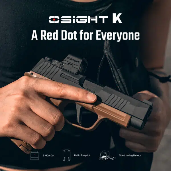 OPEN BOX Olight Osight K 6 MOA Red Dot Sight with RMSc Footprint - Image 3