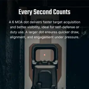 OPEN BOX Olight Osight K 6 MOA Red Dot Sight with RMSc Footprint
