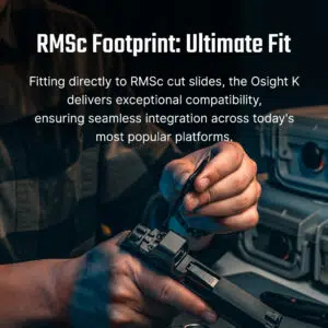 OPEN BOX Olight Osight K 6 MOA Red Dot Sight with RMSc Footprint
