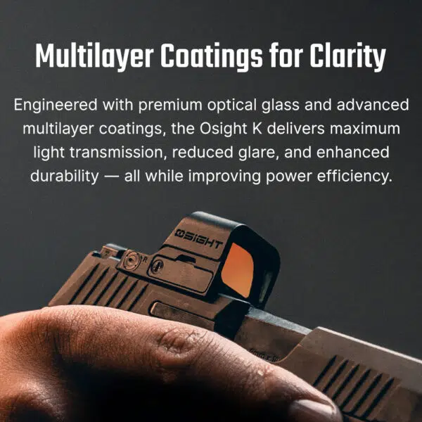 OPEN BOX Olight Osight K 6 MOA Red Dot Sight with RMSc Footprint - Image 11