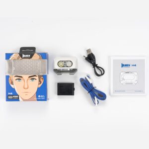 Wuben H4 800 Lumen 200m Throw Rechargeable LED Headlamp