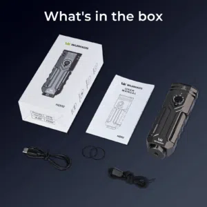 OPEN BOX Wurkkos HD02 3200 Lumen 330m Throw Rechargeable LED Flashlight