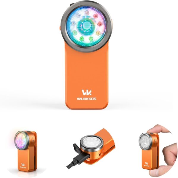 Wurkkos HD03 680 Lumen RGB Clip-On Rechargeable LED Light