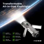 OPEN BOX Wurkkos HD02 3200 Lumen 330m Throw Rechargeable LED Flashlight