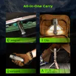 OPEN BOX Wurkkos HD02 3200 Lumen 330m Throw Rechargeable LED Flashlight