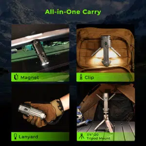 OPEN BOX Wurkkos HD02 3200 Lumen 330m Throw Rechargeable LED Flashlight