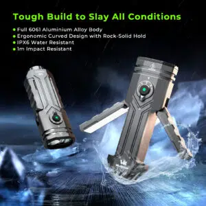 OPEN BOX Wurkkos HD02 3200 Lumen 330m Throw Rechargeable LED Flashlight