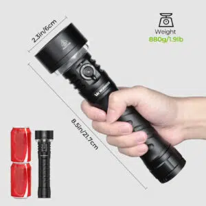 Wurkkos TS27 3200 Lumen 845m Throw RGB Rechargeable LED Flashlight