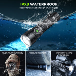 Wurkkos TS28 3200 Lumen 506m Throw Rechargeable LED Flashlight